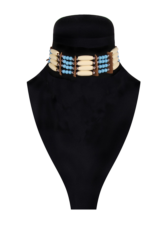 Indianen arm/hals band met kralen