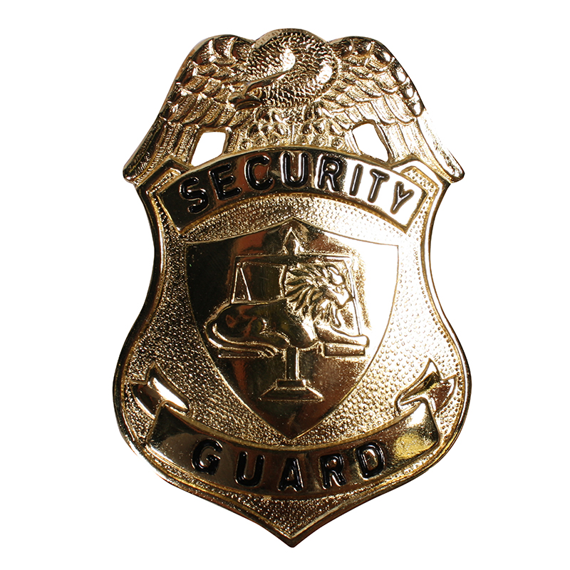 Security guard embleem met speld