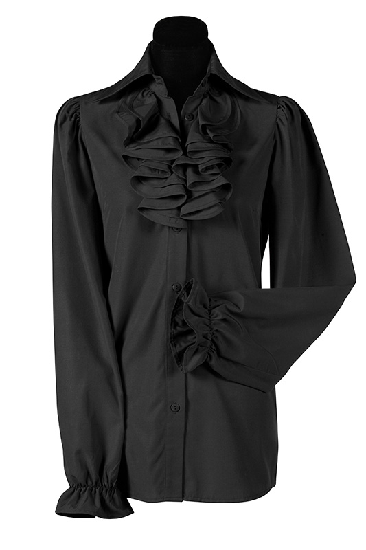 Blouse dame met jabot luxe