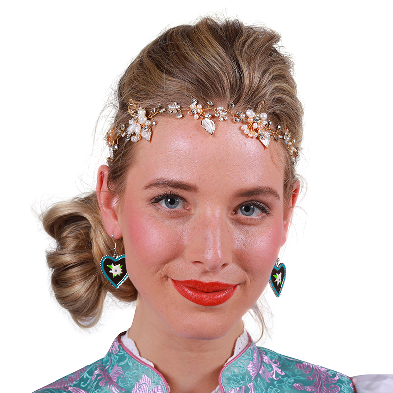 Oktoberfest haarband ''Bloemen''