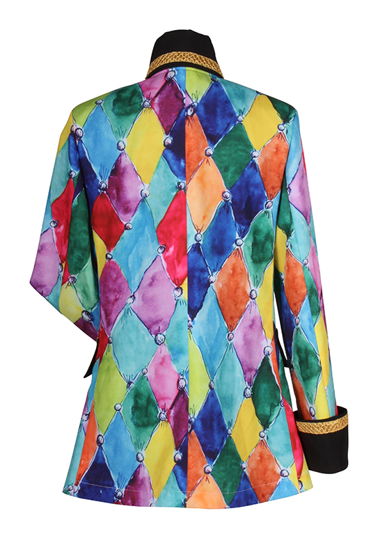 Jas print dame ''Coloured''