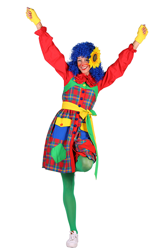 Jurk dame clown ''Luna''