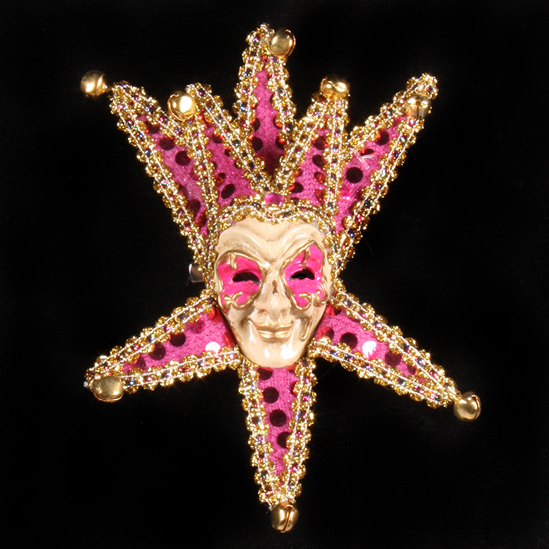 Venitiaans miniatuur masker '''Grinn''