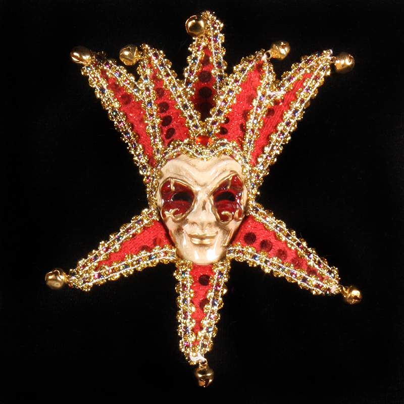 Venitiaans miniatuur masker '''Grinn''