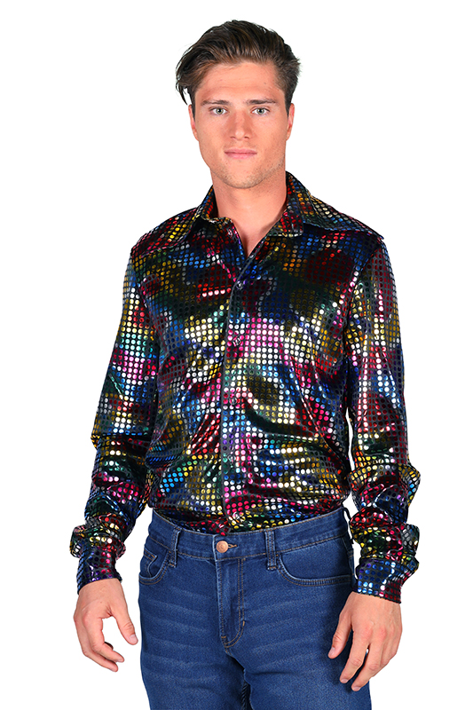 Heren shirt disco