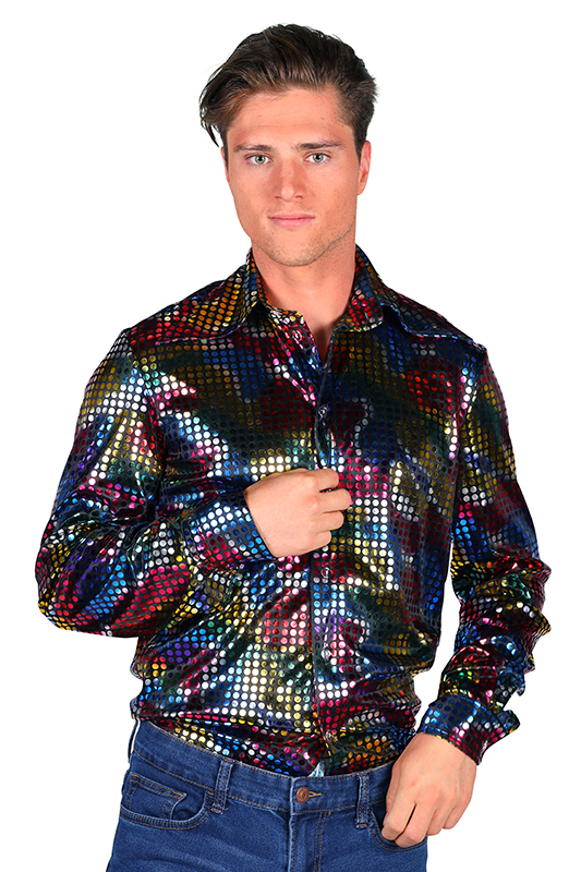 Heren shirt disco