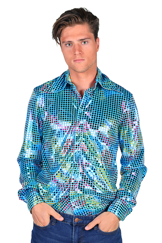 Heren shirt disco