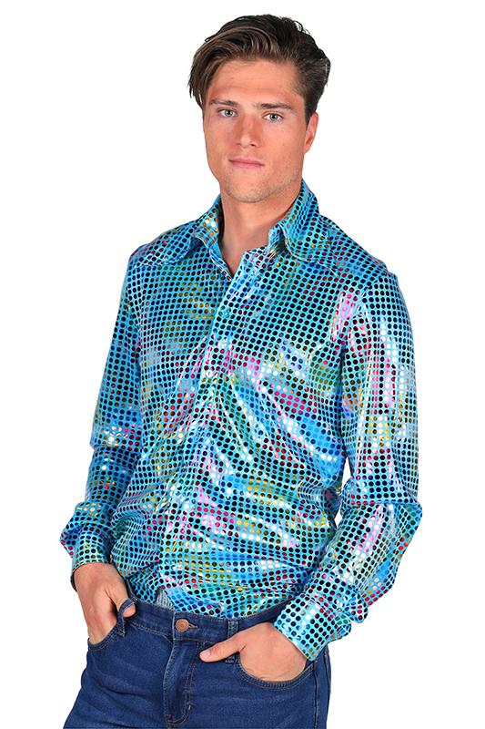 Heren shirt disco