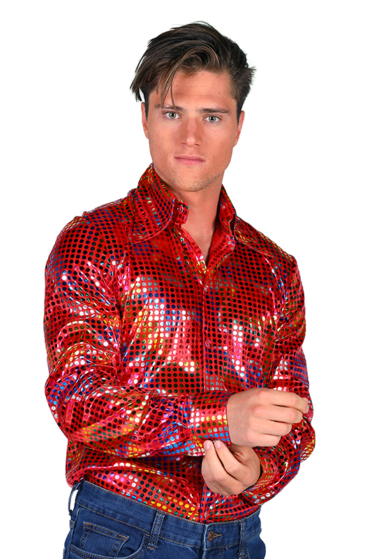 Heren shirt disco