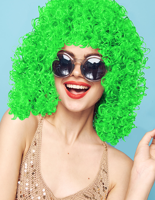 Damespruik ''Neon flow''