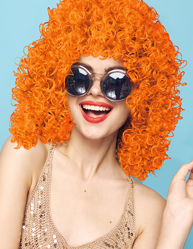 Damespruik ''Neon flow''