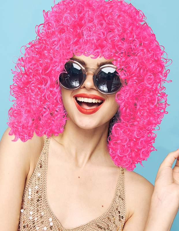 Damespruik ''Neon flow''