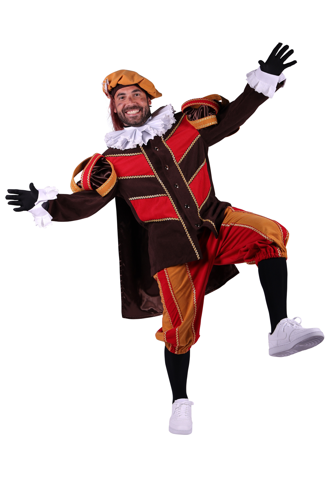 Piet ribfluweel met cape 