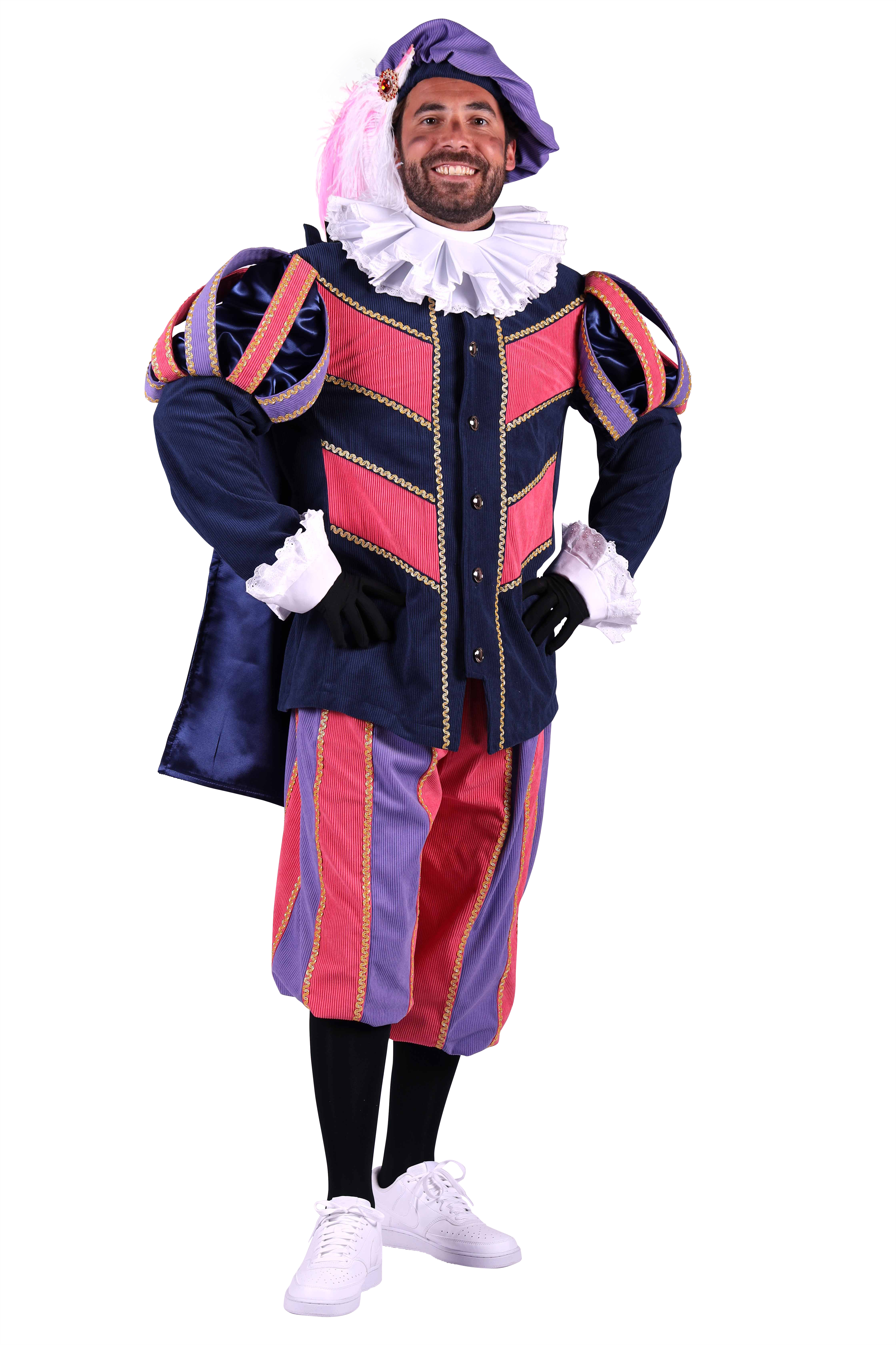 Piet ribfluweel met cape 