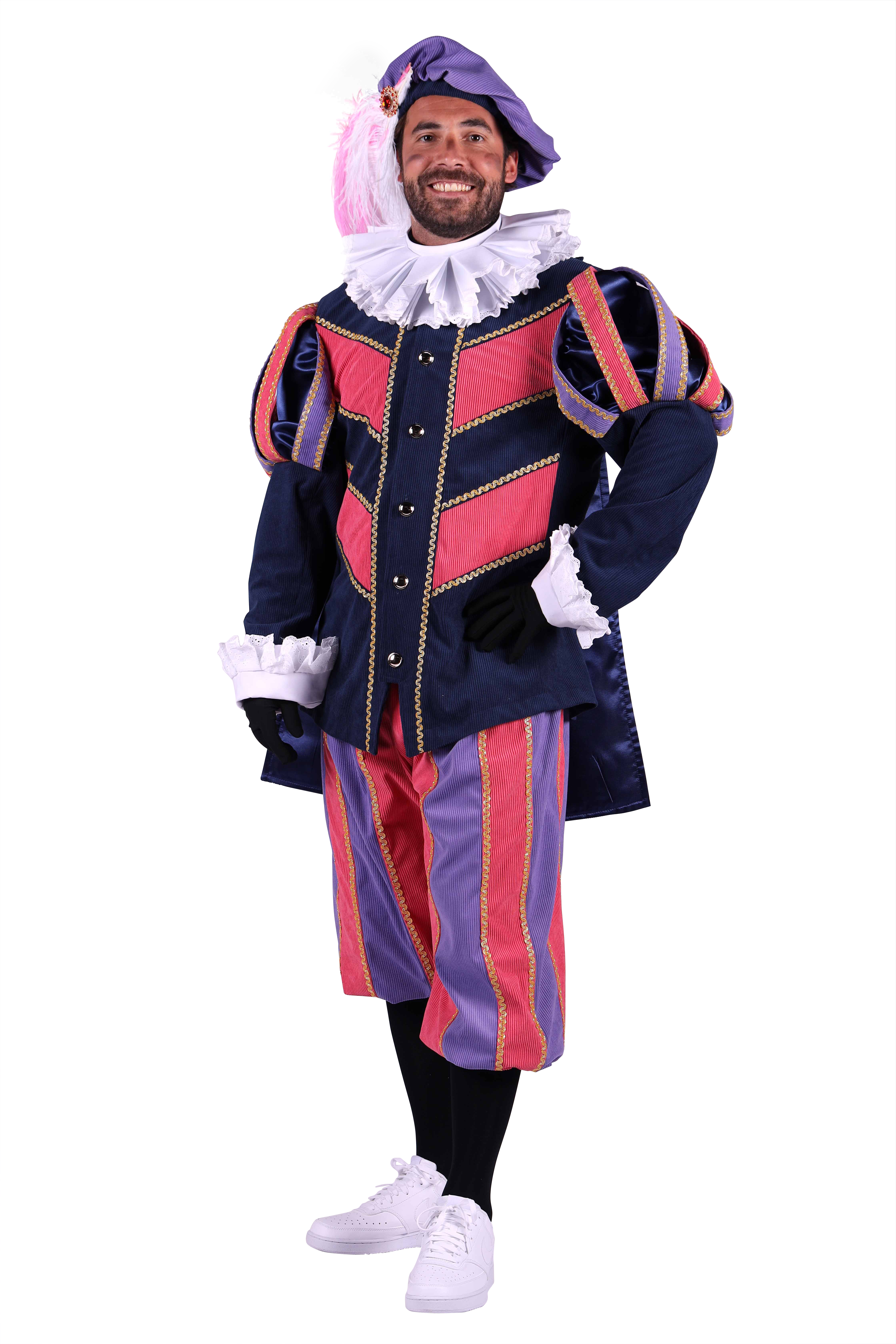 Piet ribfluweel met cape 