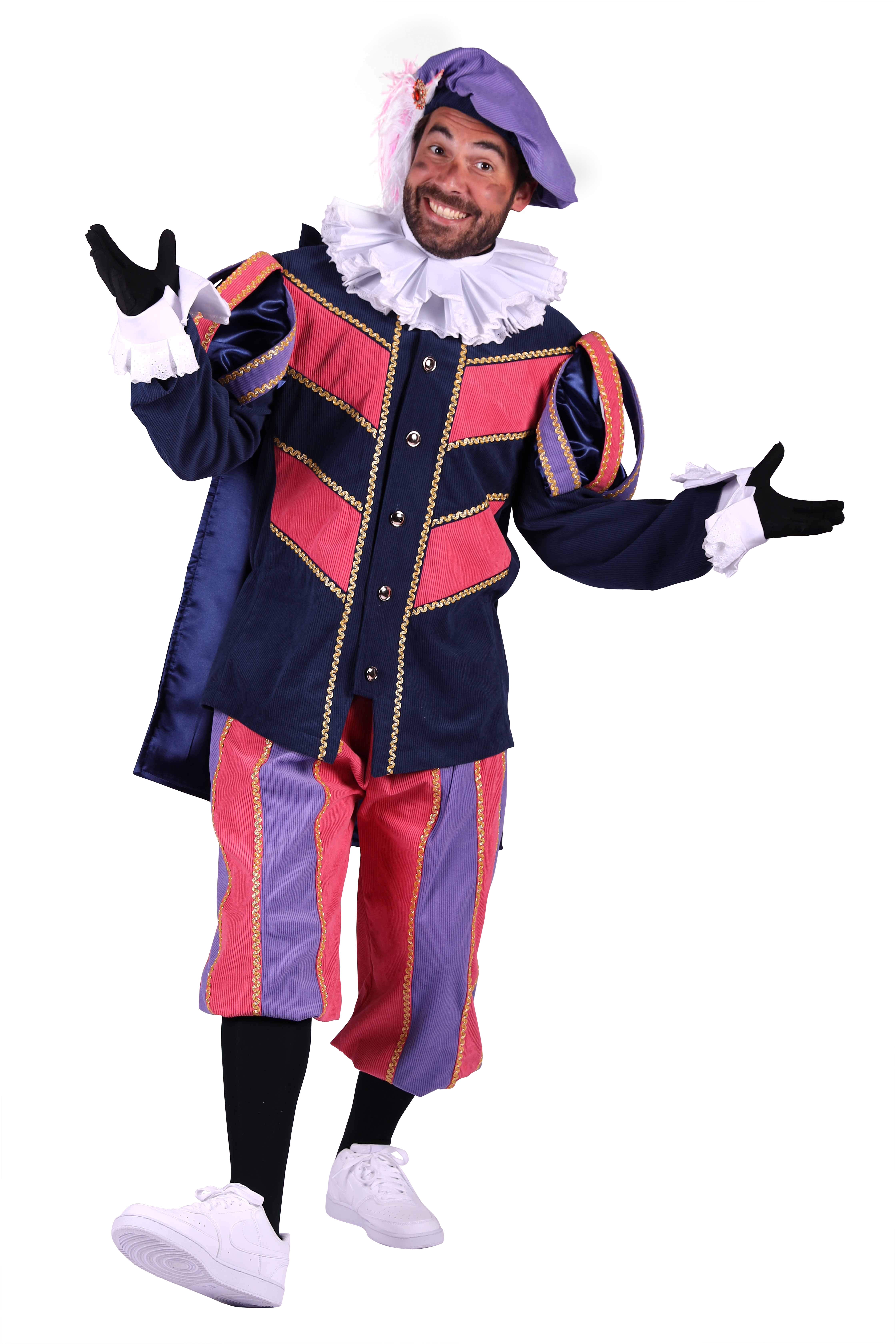 Piet ribfluweel met cape 