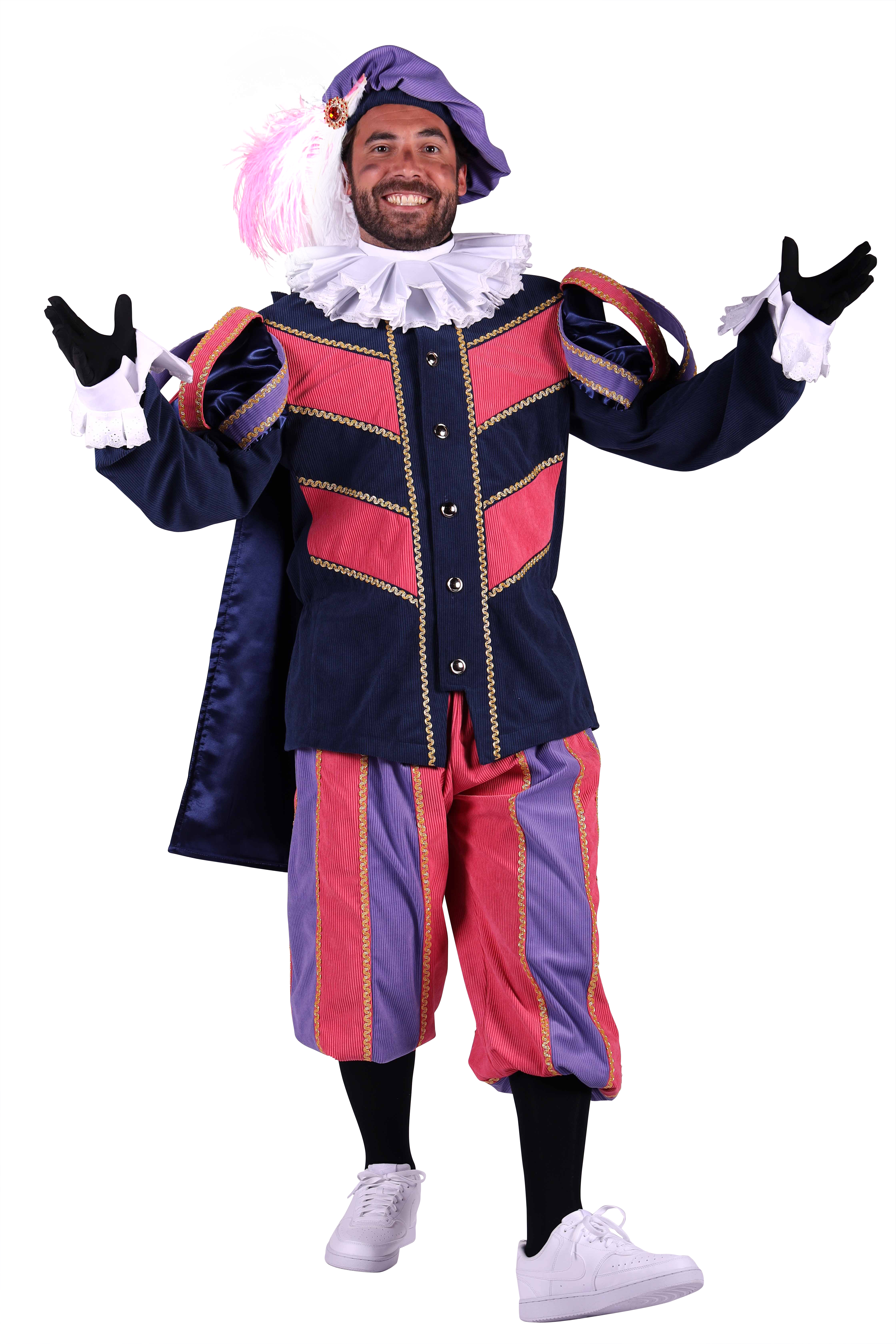 Piet ribfluweel met cape 