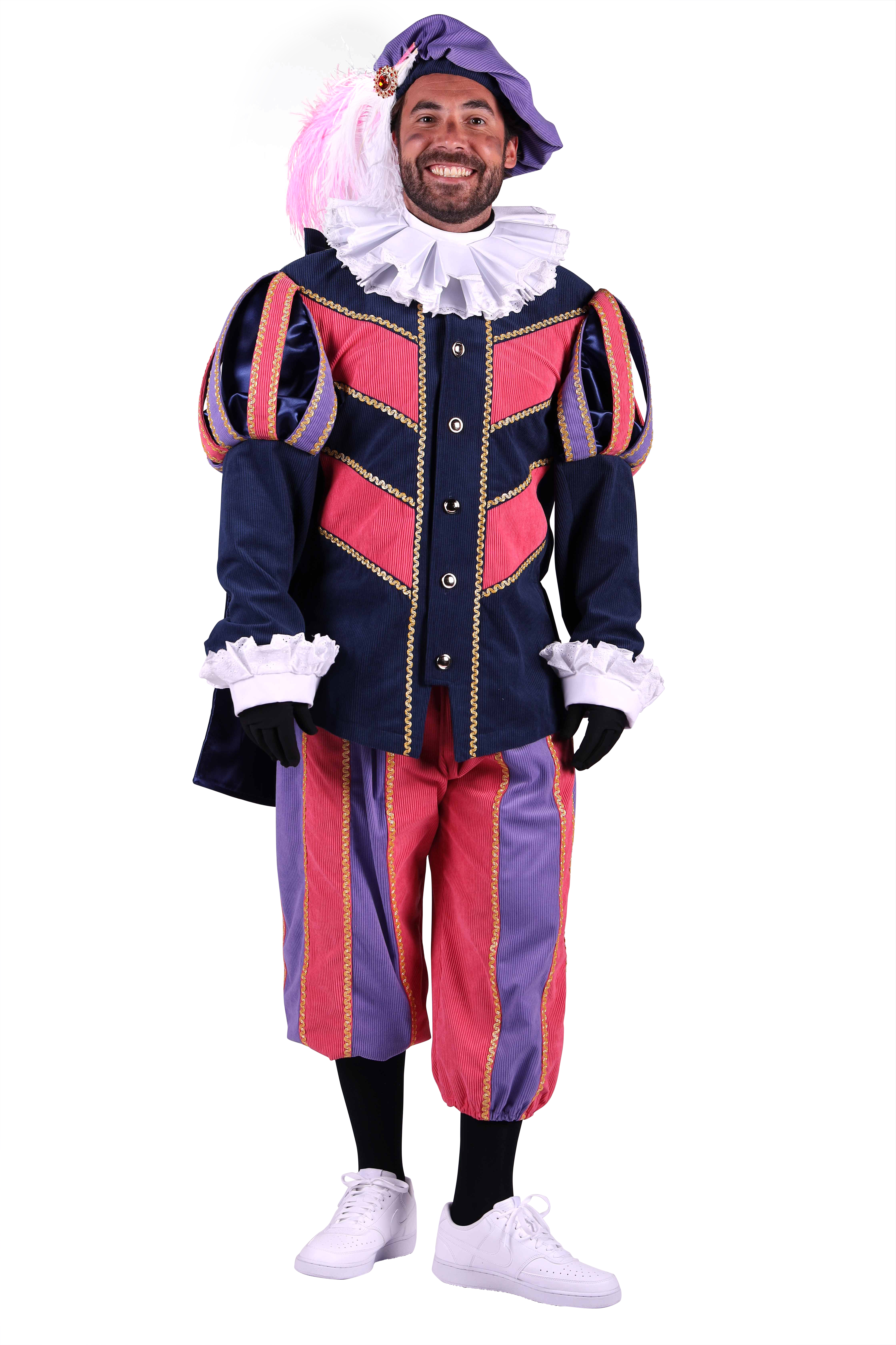 Piet ribfluweel met cape 