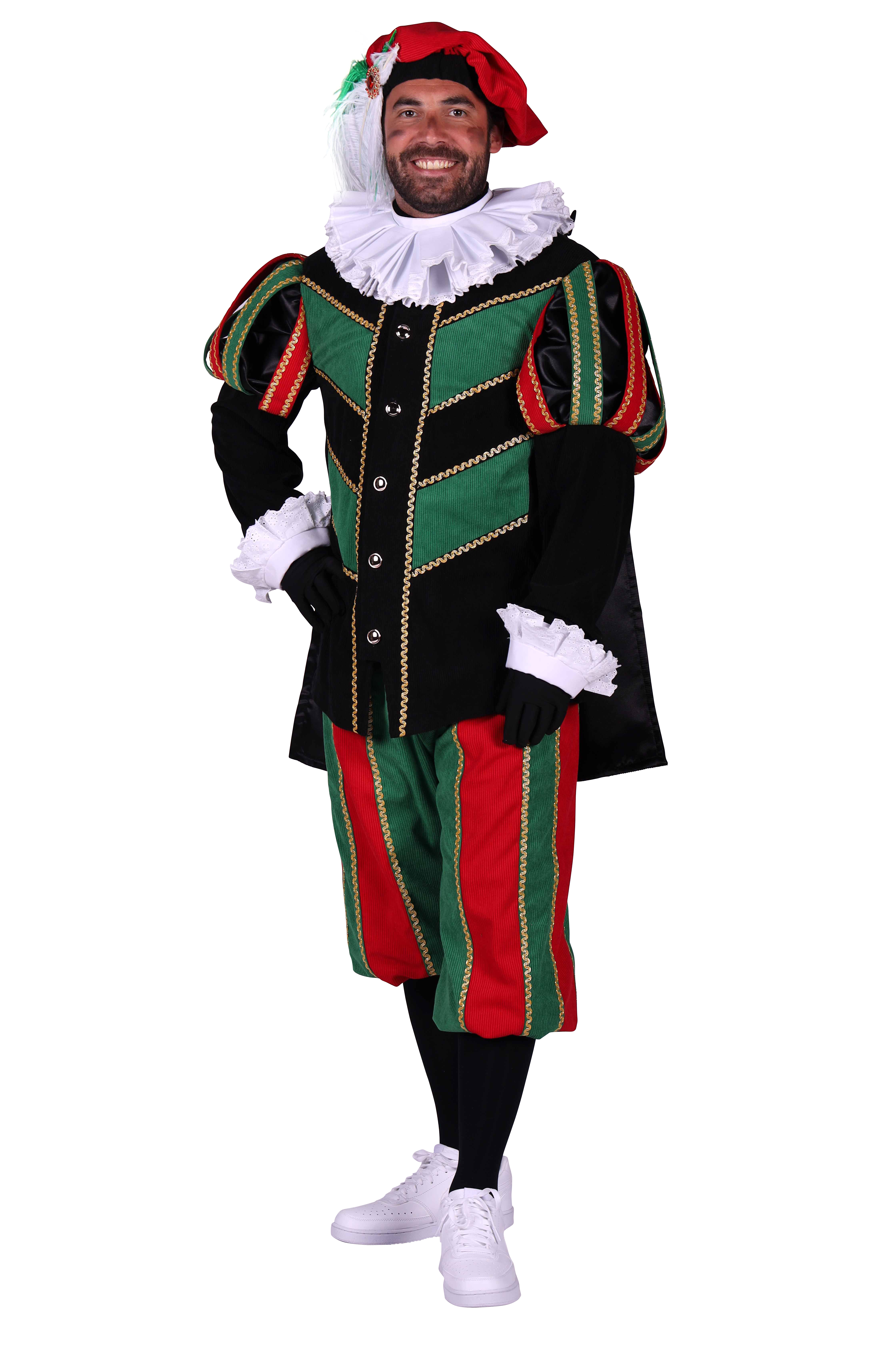 Piet ribfluweel met cape 