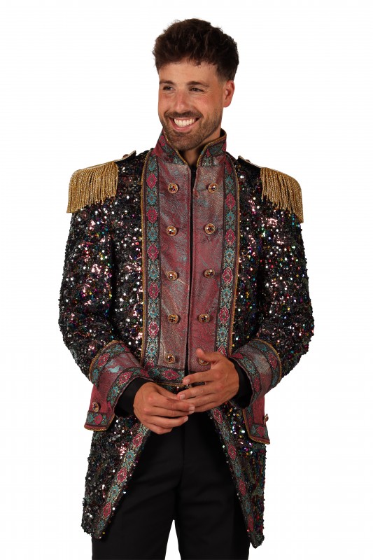 Jas heer  Sequin party mix van kleuren