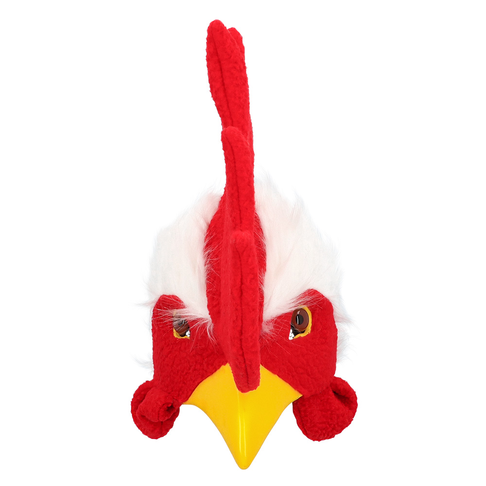 Pluchen halfmasker Haan