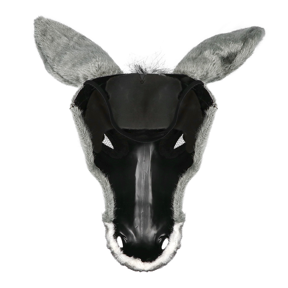 Pluchen halfmasker Ezel