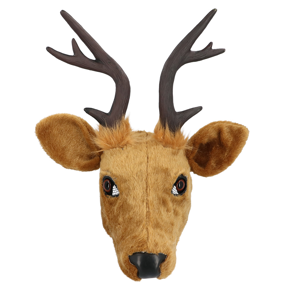 Pluchen halfmasker Hert