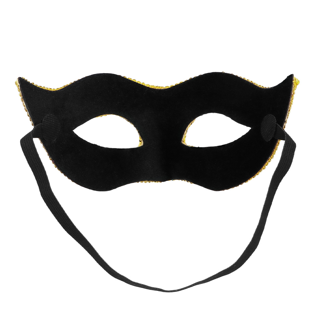 Masker Venice sequins 6 kleuren ass