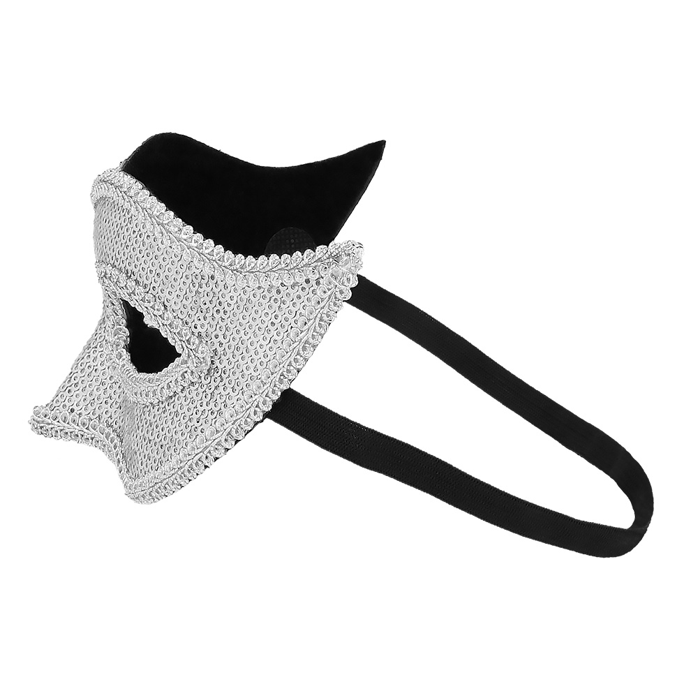 Masker Venice sequins 6 kleuren ass