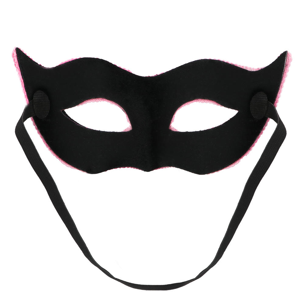 Masker Venice sequins 6 kleuren ass