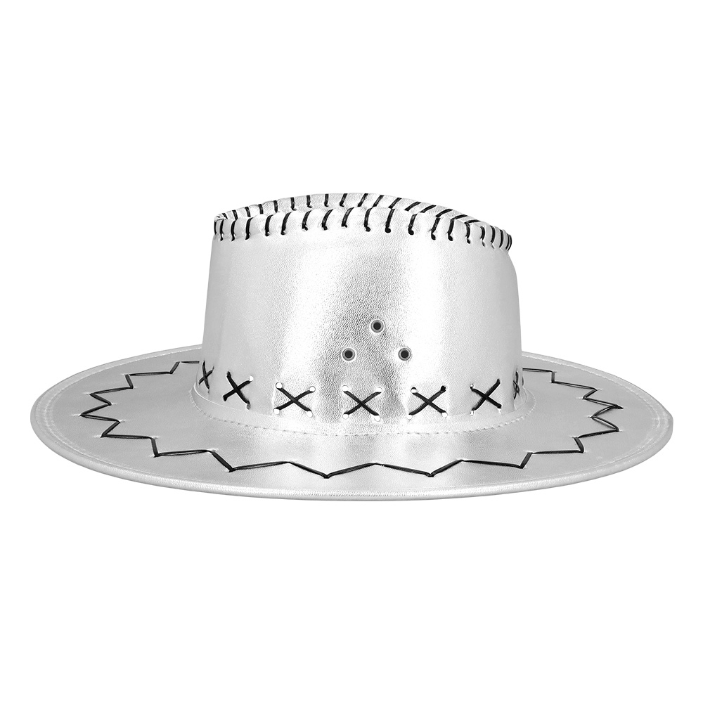 Hoed cowboy Savanne zilver