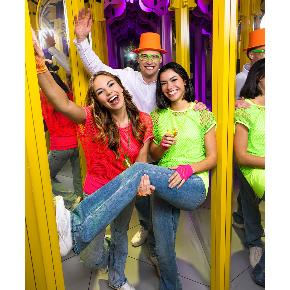 Hoed Topper neonoranje UV