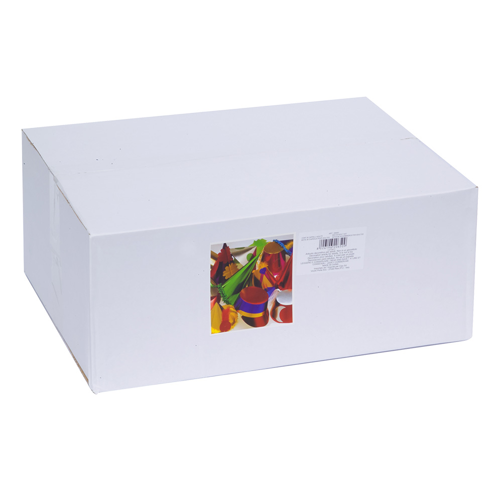 Set 36 papieren hoedjes