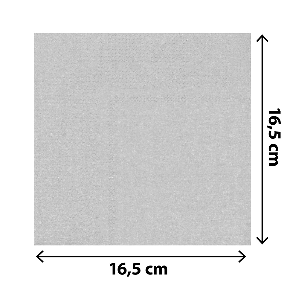 Tafelset zilver (6 bordjes, 6 bekertjes, 12 servetten)