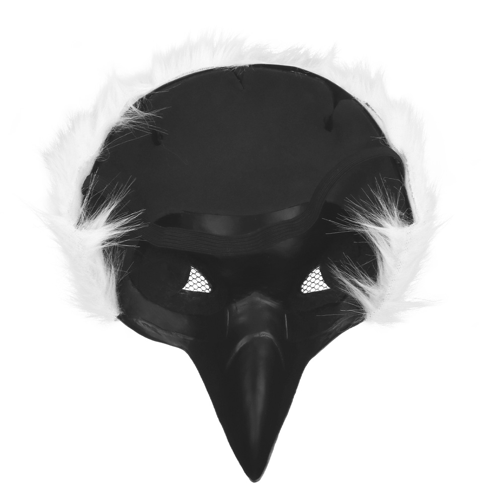 Pluchen halfmasker Witte adelaar