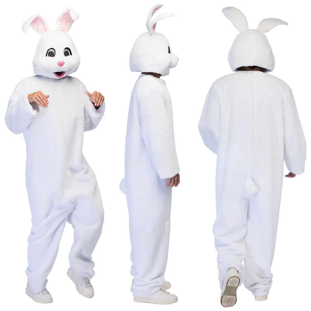 Volwassenenkostuum Bouncing bunny pluche (one size)