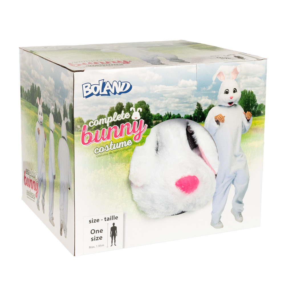 Volwassenenkostuum Bouncing bunny pluche (one size)