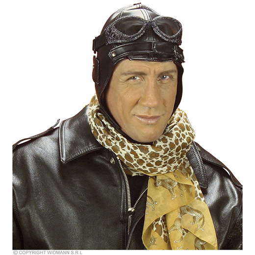 hoed aviator, lederlook