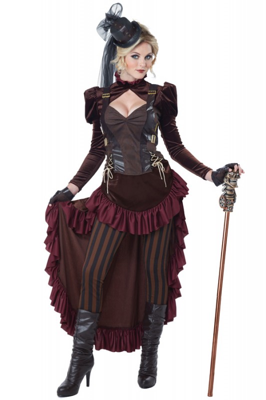 Victoriaanse steampunk dame s