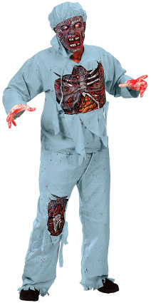 Zombie chirurg kostuum heren one si