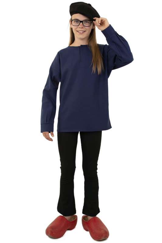 Blauwe kiel unisex kinderen 140