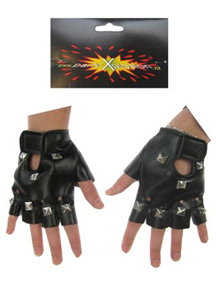 Vingerloze handschoenen kunstleer z