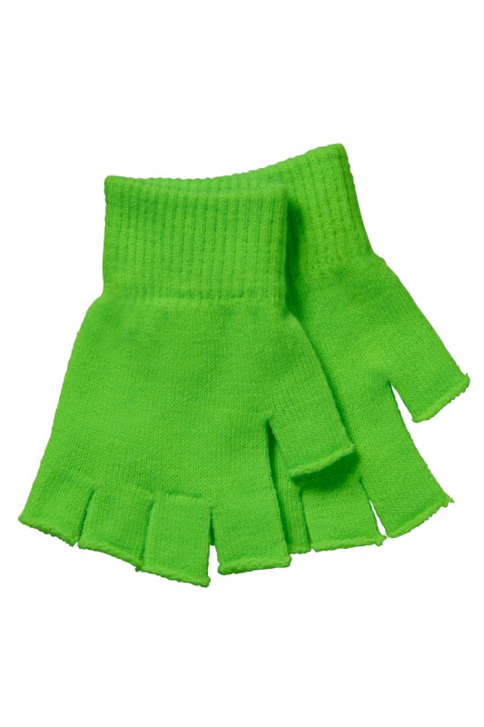 Vingerloze handschoenen kids fl gro