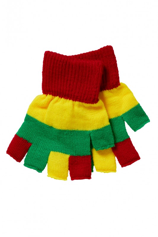 Vingerloze handschoenen kids R/G/G