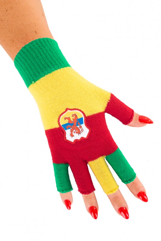 Vingerloze handschoenen rd gl gr wa