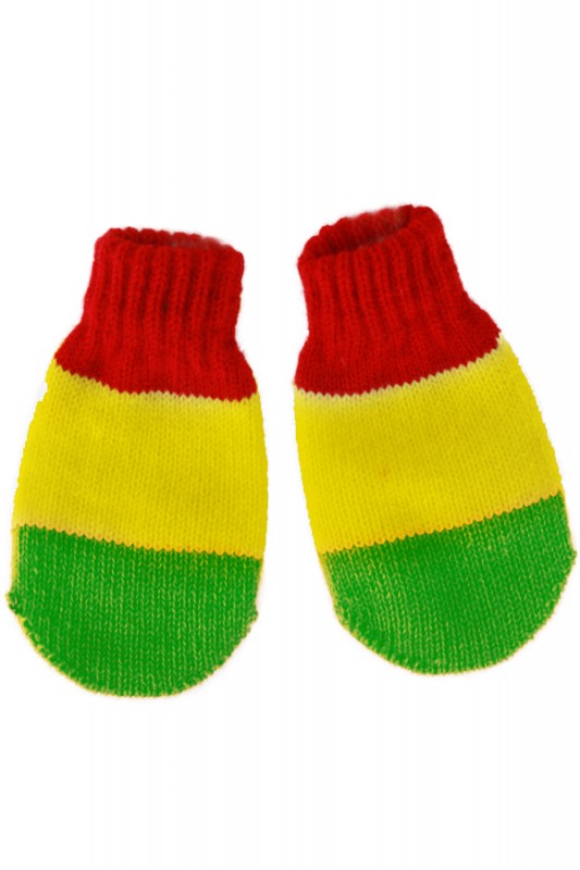 Wanten rood/geel/groen voor kindere