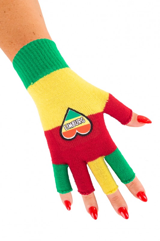 Vingerloze handschoenen rd gl gr ha