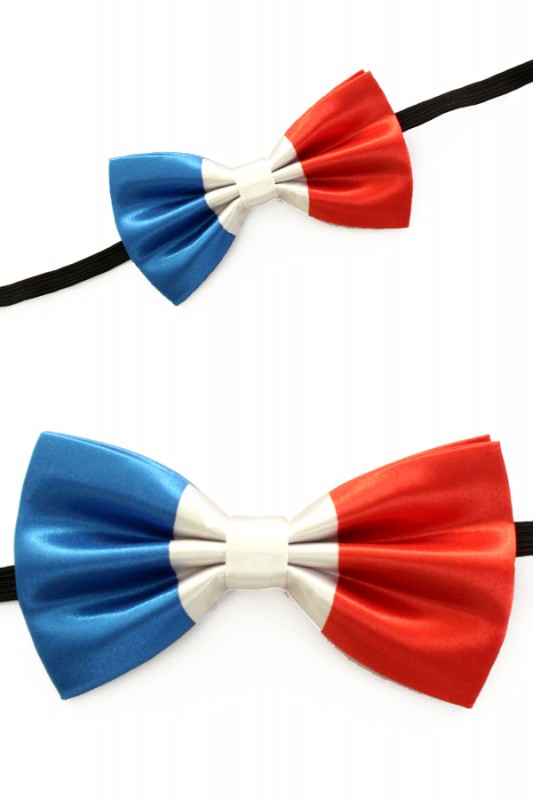 Vlinderstrik Franse vlag