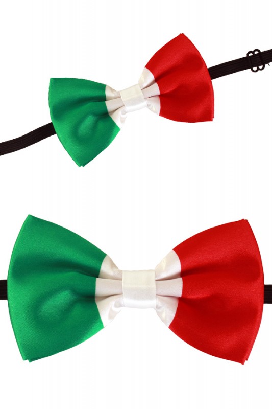 Vlinderstrik Italiaanse vlag