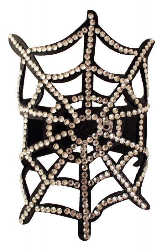 Armband spinnenweb strass